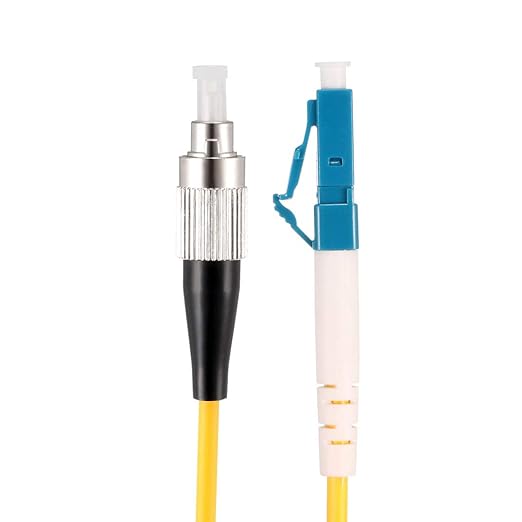 LC to FC Singlemode OS2 Duplex 9/125 OFNR Fiber Optic Patch Cable - variable