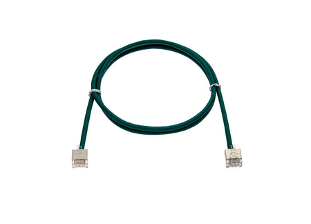 CAT6 28AWG Cable – FlexLite™ FUTP Soft PVC With STP Short Plug Green Cable