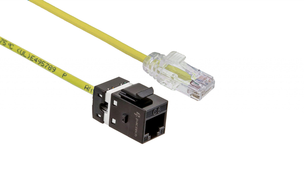 FlexLite Cat6 UTP LSZH Plug - Yellow