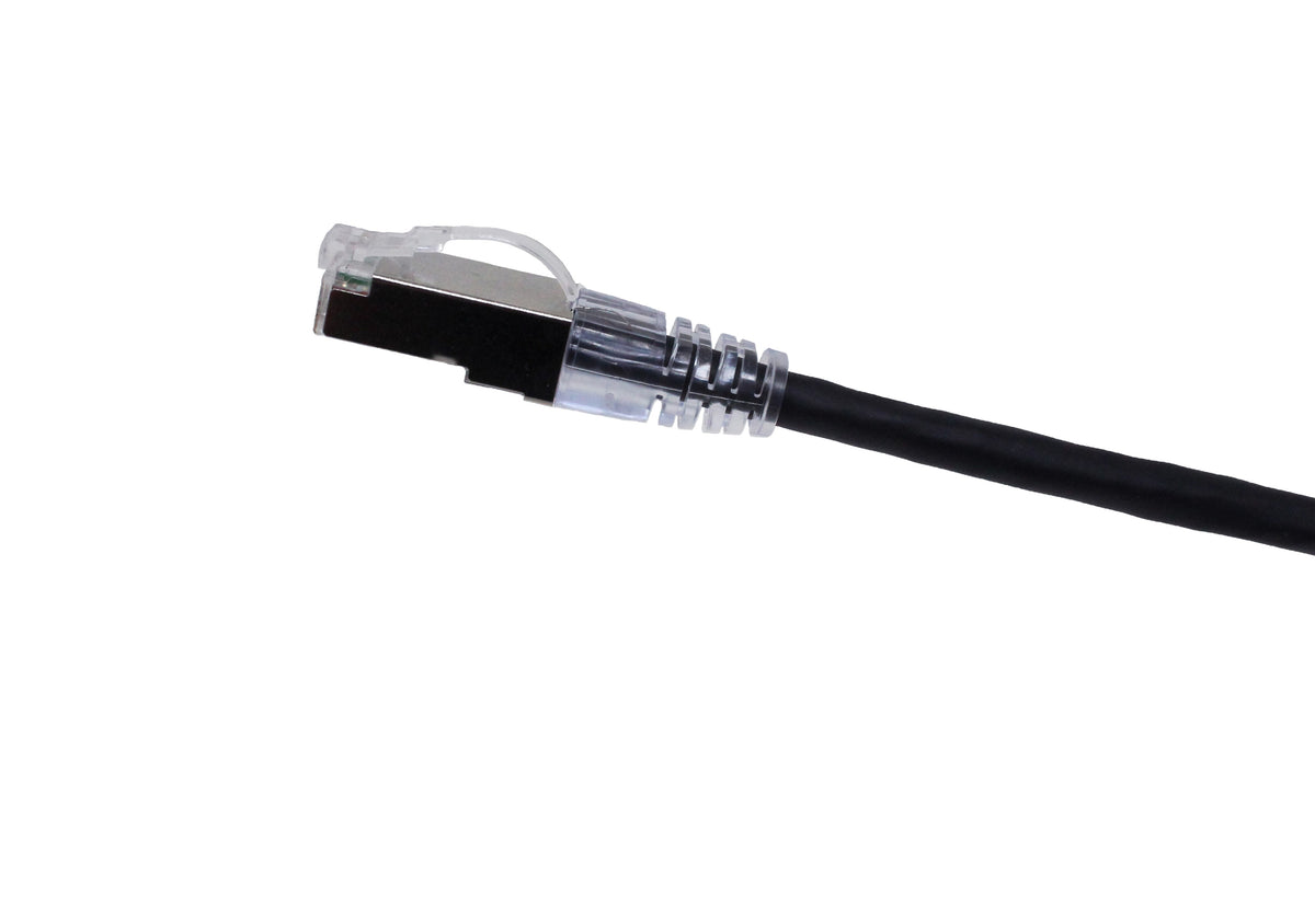 Arch Latch RJ45 connectors CAT6A 28AWG LSZH Cable - Round U/FTP With Boot - variable