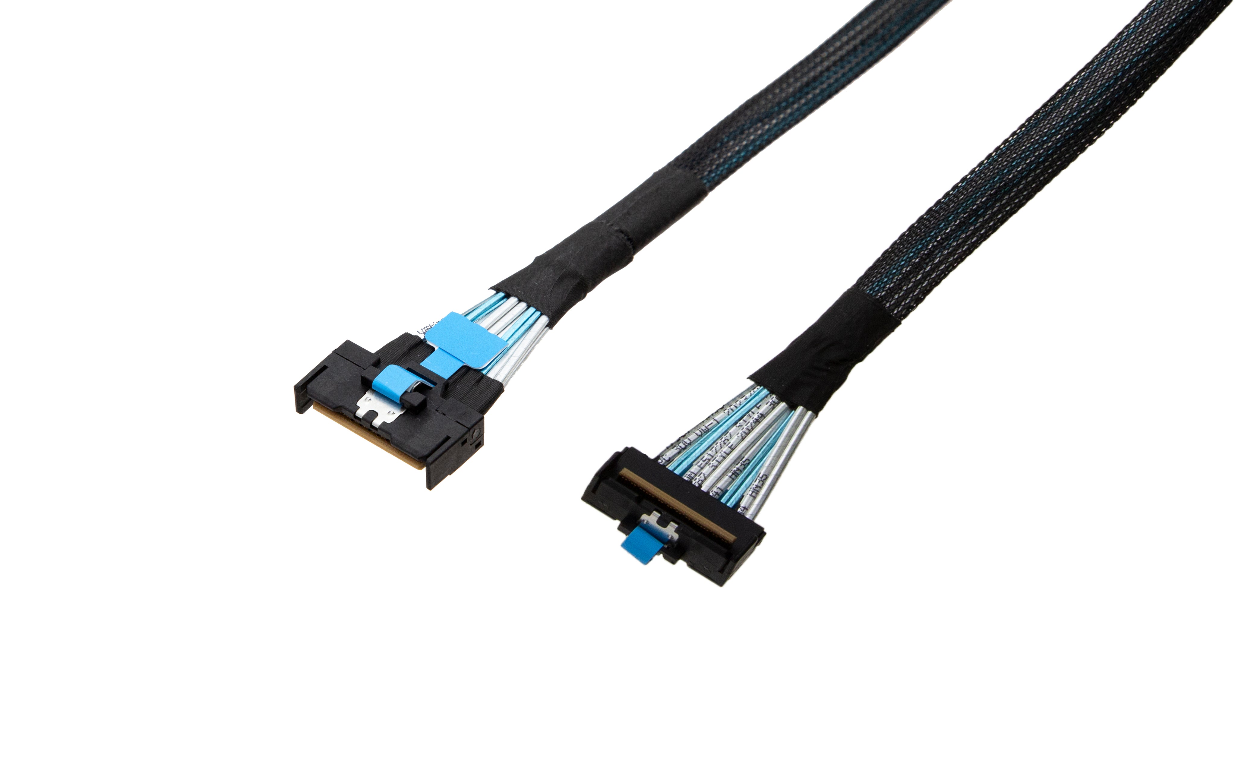 MCIO 8i 74Pin Straight to Right Angle With Active Latch - simple