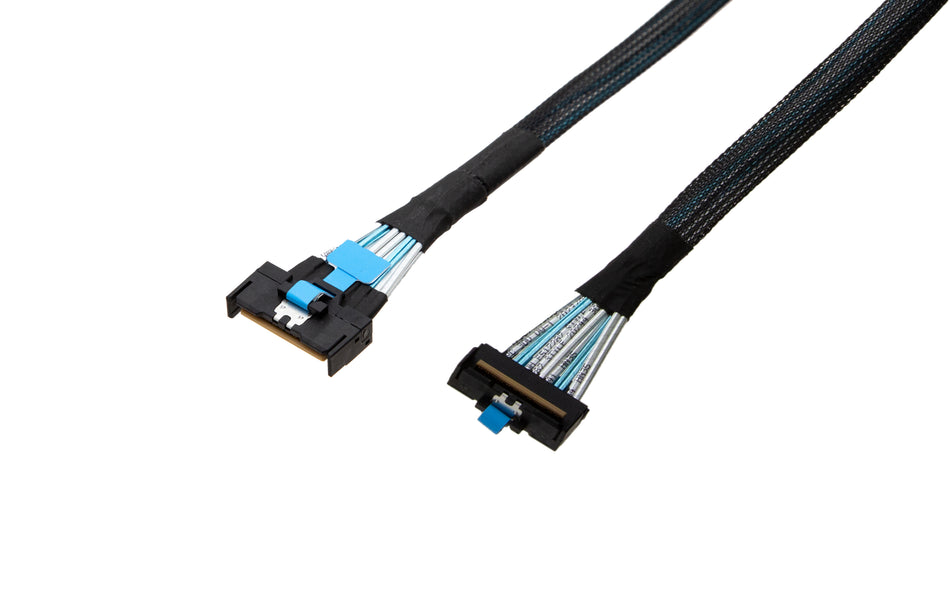 MCIO 8i 74Pin Straight to Right Angle With Active Latch - simple