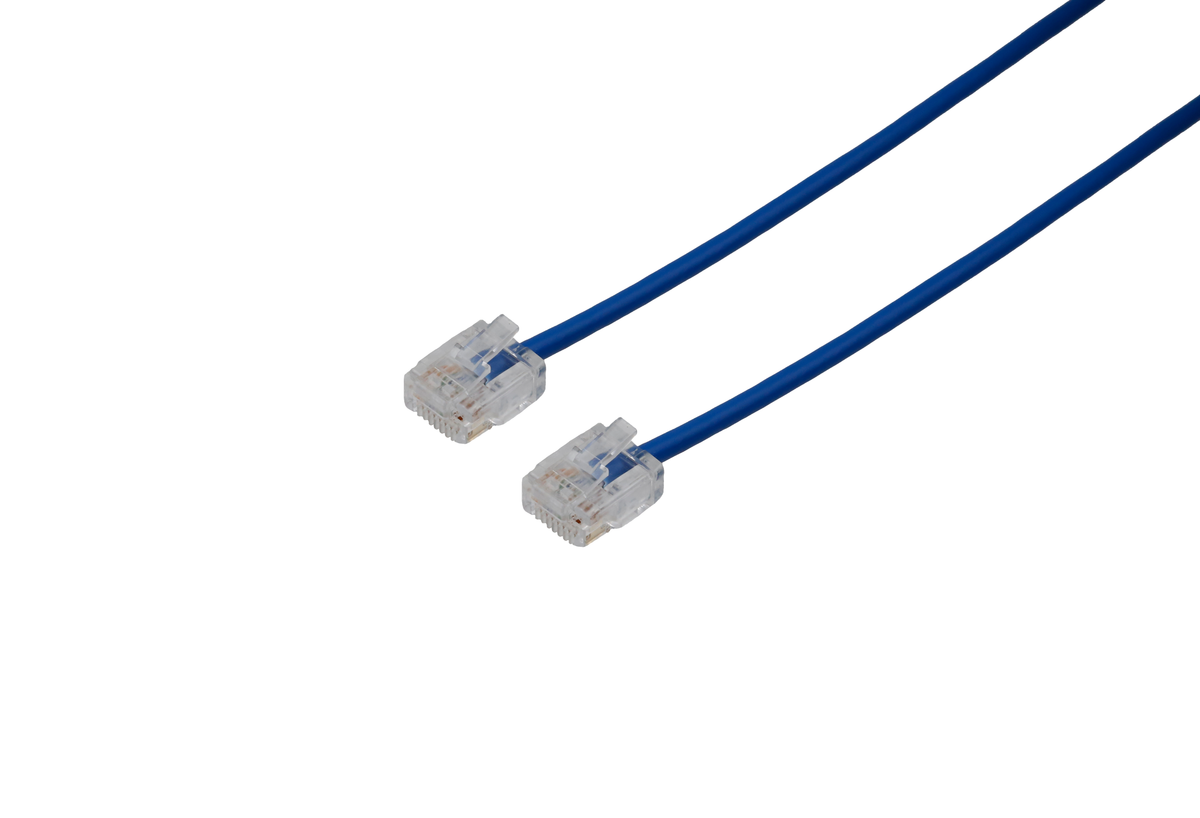 NEW CAT6 32AWG Cable For Very High Density Application- FlexMini™ UTP With Short Plug & Boot - variable
