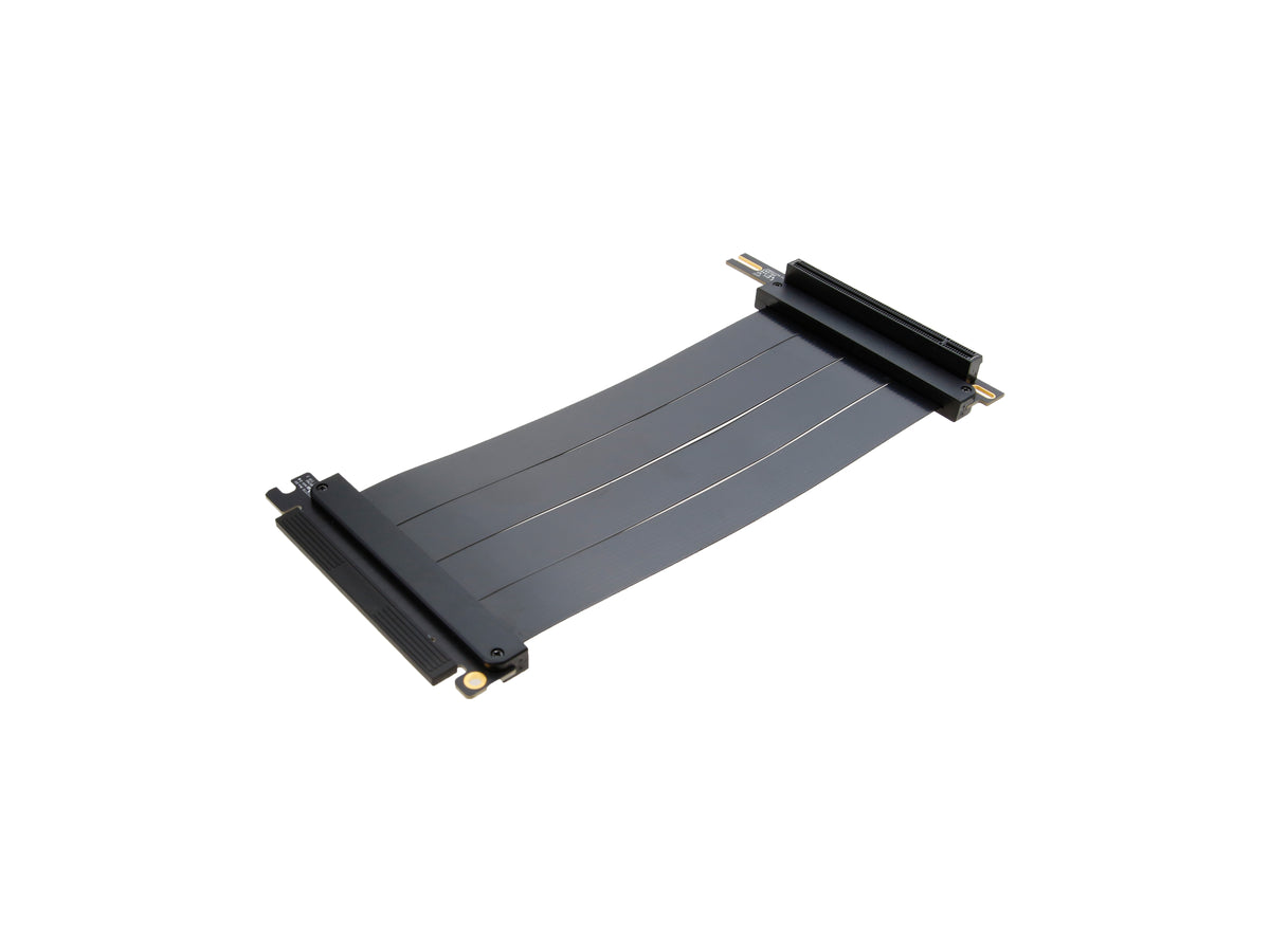 PCIe CEM Right Vertical Angle to PCIe AIC x16 Gen 5 (FFC) Riser Cable - simple