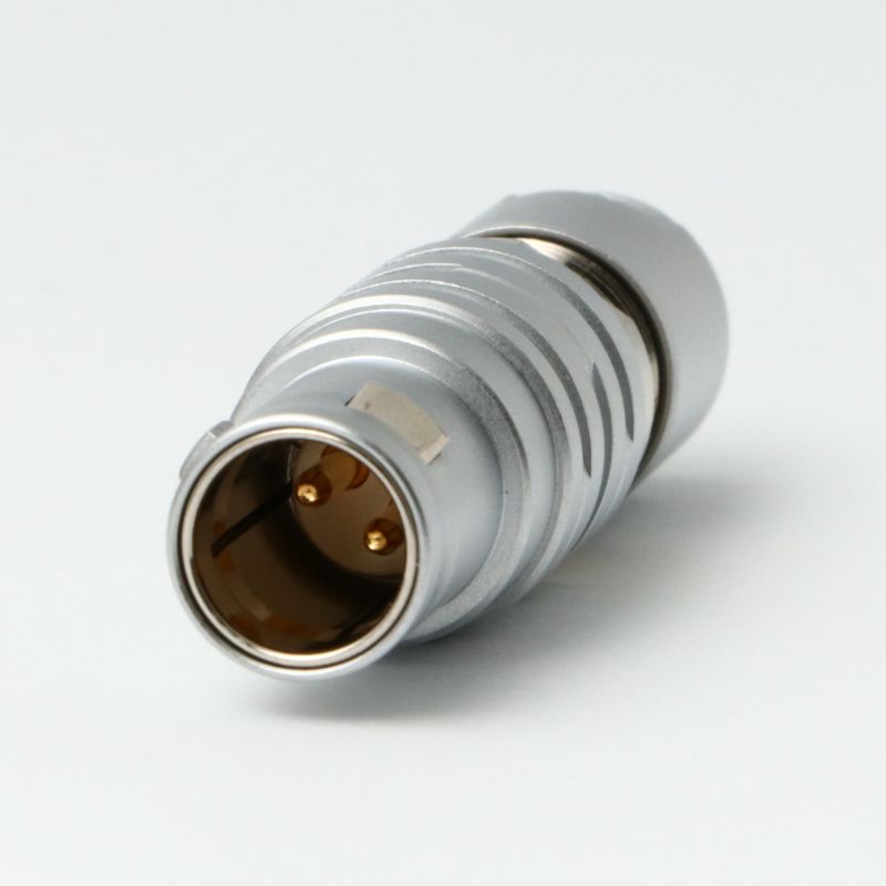 1B Metal Series, 10 Pin, Plug, Male Contact, Straight, Solder, Snap Latch, IP50 (Mating) Connector - simple