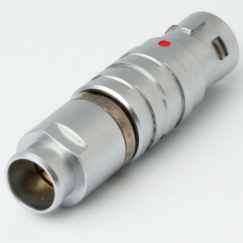 2B Metal Series, 10 Pin, Plug, Male Contact, Straight, Solder, Snap Latch, IP50 (Mating) Connector - simple