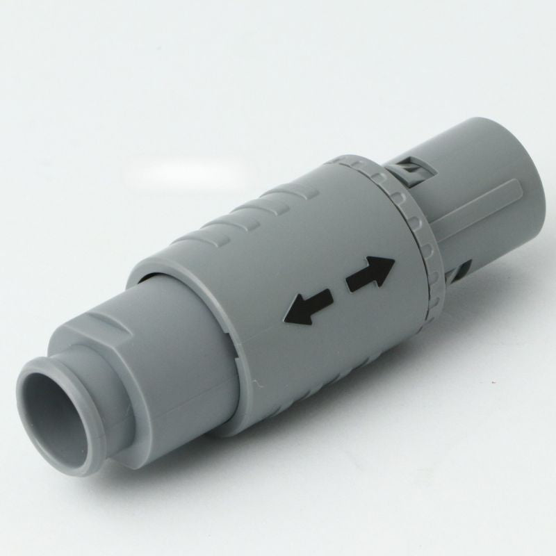 2P Plastic Series, Grey, 26 Pin, Plug, Male Contact, Straight, Solder, Snap Latch, IP50 (Mating) Connector - simple