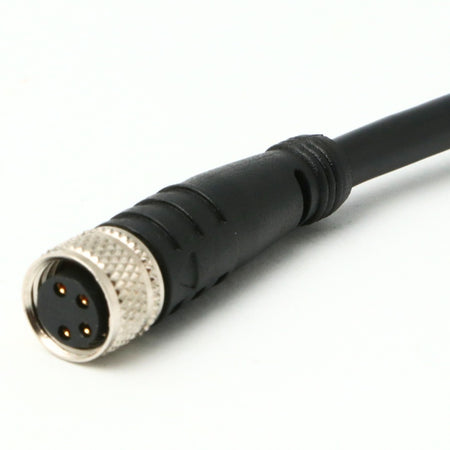 Waterproof Cable M8 Plug 4 Pin Female Contact to Open 3M - simple