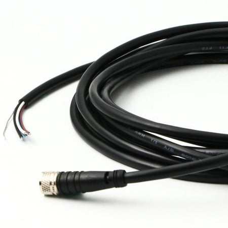 Waterproof Cable M8 Plug 4 Pin Female Contact to Open 3M - simple