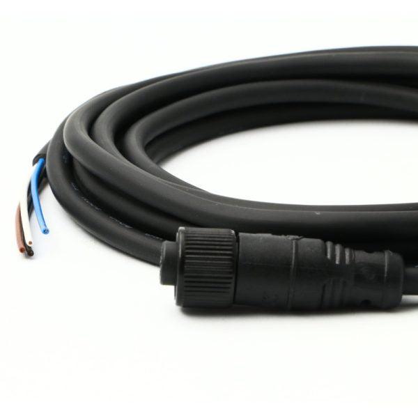 Waterproof Cable M12 A Code Plug 4 Pin Female Contact to Open 3M - simple