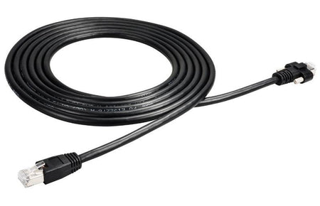 RJ45 Plug to RJ45 Plug with Dual Screw Lock Camera Cat.6 SSTP 3M Cable