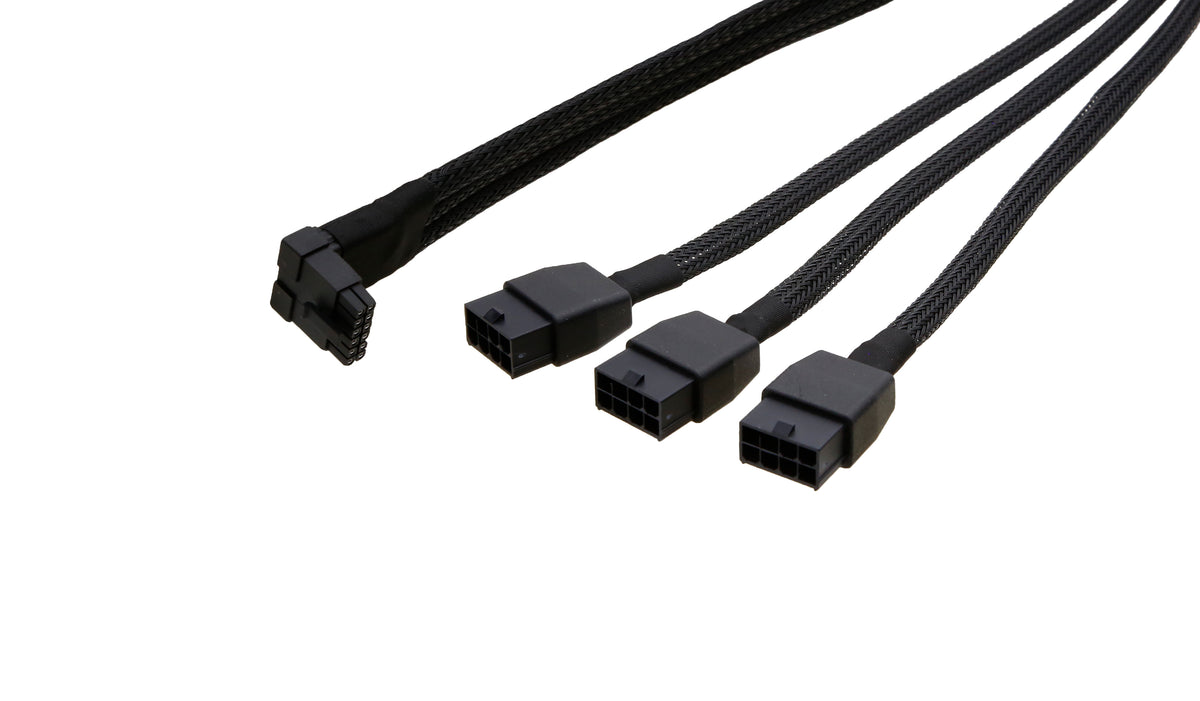G-Power GPU Cables for NVIDIA RTX 4070Ti, 3080Ti, 12V 12+4Pin to 3x 8P PCIe, Supports 450W - simple