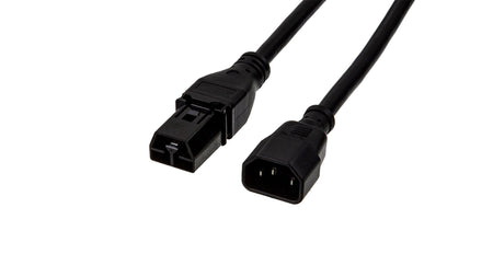 SAF-D-GRID®-T-LATCH-PLUG-to-IEC-C14-SJT-14AWG-2059KNL-BK