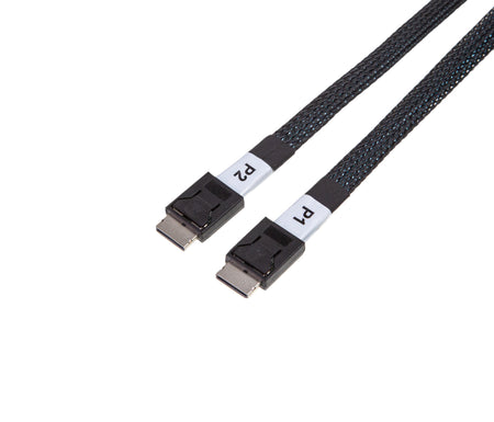 SlimSAS SFF-8654 8i Straight 74Pos to 2x OcuLink SFF-8611 4i - simple