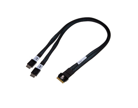 SlimSAS SFF-8654 8i Straight 74Pos to 2x OcuLink SFF-8611 4i - simple