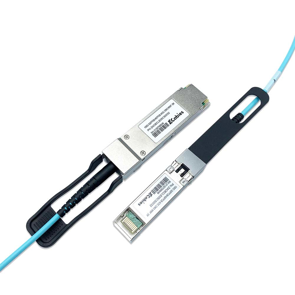 100G QSFP28 to 4*SFP28  Active Optical Cable PVC