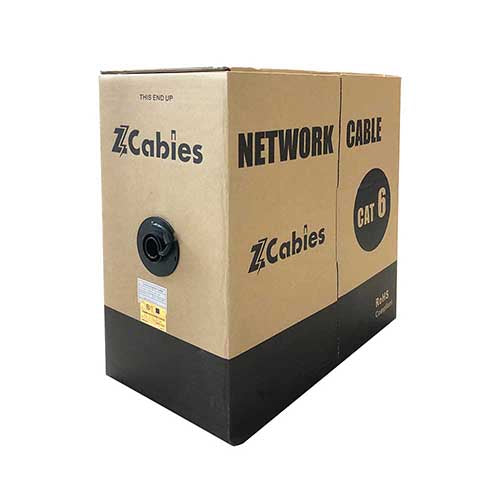 Cat6 Unshielded(UTP) Ethernet Bulk Cable 1000ft 23AWG UL CMR PVC - simple