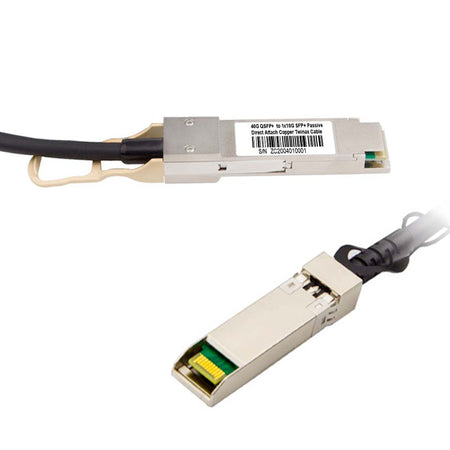 40G QSFP+  to 1x10G SFP+ Passive Direct Attach Copper Twinax Cable
