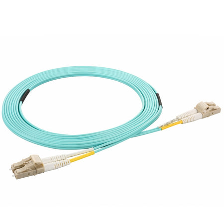 LC to LC Multimode OM3 Duplex 50/125 OFNR Fiber Optic Patch Cable
