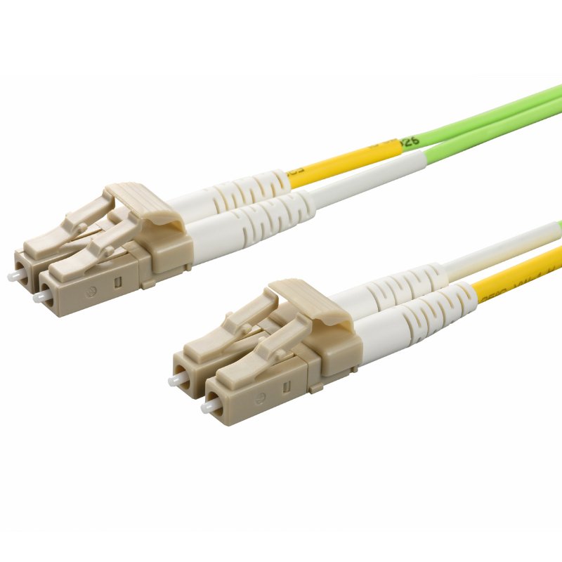LC to LC Multimode OM5 Duplex 50/125 OFNR Fiber Optic Patch Cable - variable