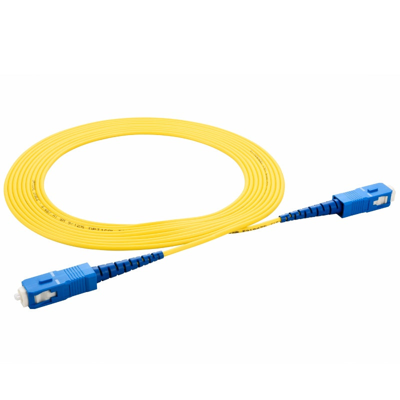 SC to SC Singlemode OS2 Simplex 9/125 OFNR Fiber Optic Patch Cable ...