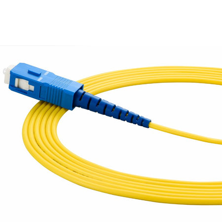 SC to SC Singlemode OS2 Simplex 9/125 OFNR Fiber Optic Patch Cable - variable