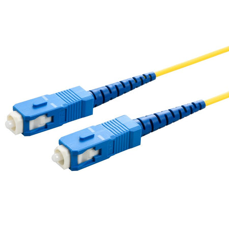 SC to SC Singlemode OS2 Simplex 9/125 OFNR Fiber Optic Patch Cable - variable