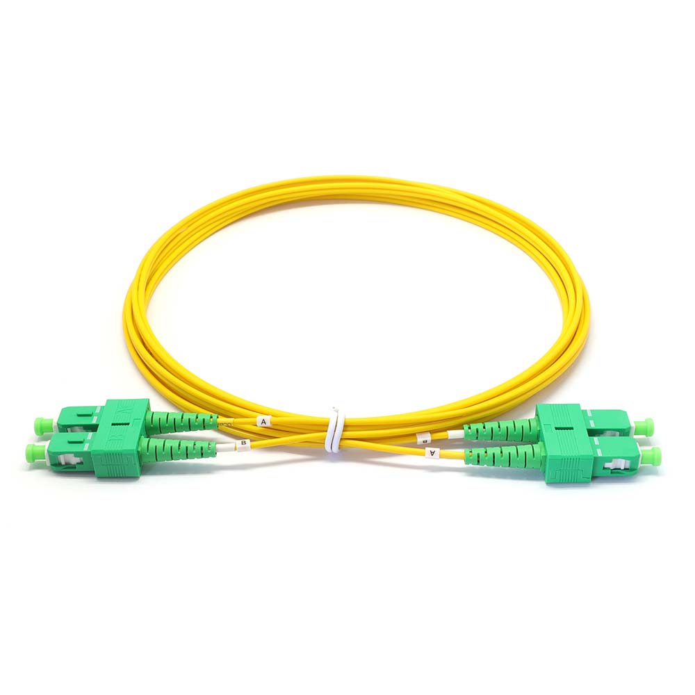 Singlemode OS2 Duplex  9/125 OFNR Fiber Optic Patch Cable SC to SC