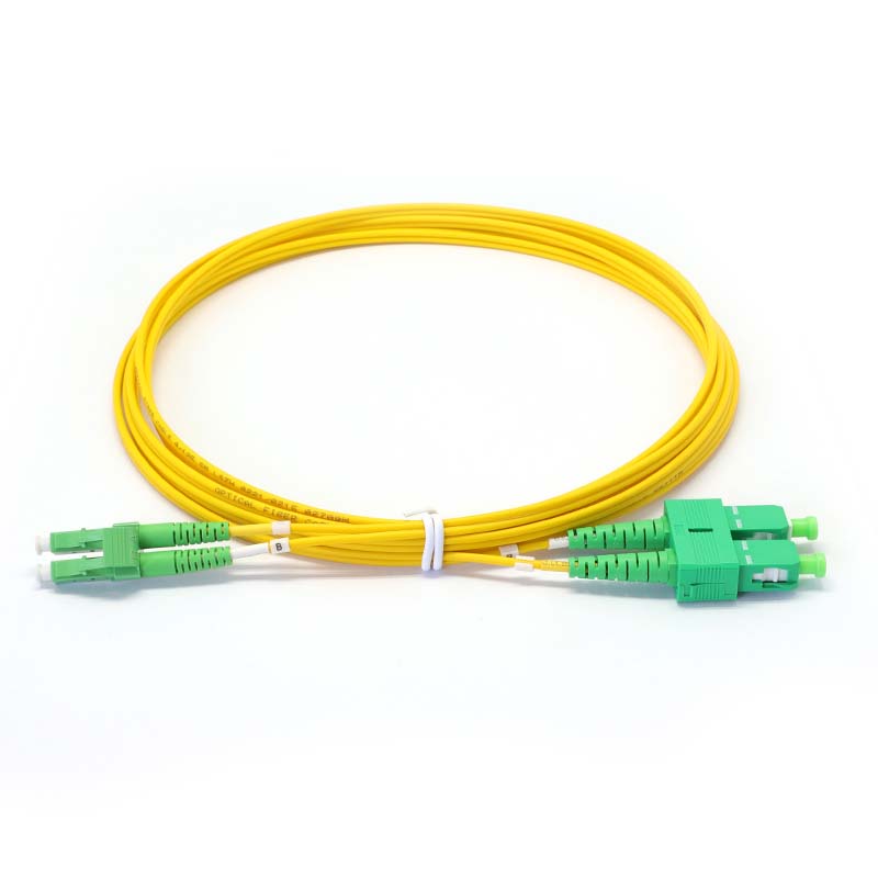 Singlemode OS2 Duplex  9/125 OFNR Fiber Optic Patch Cable LC to SC