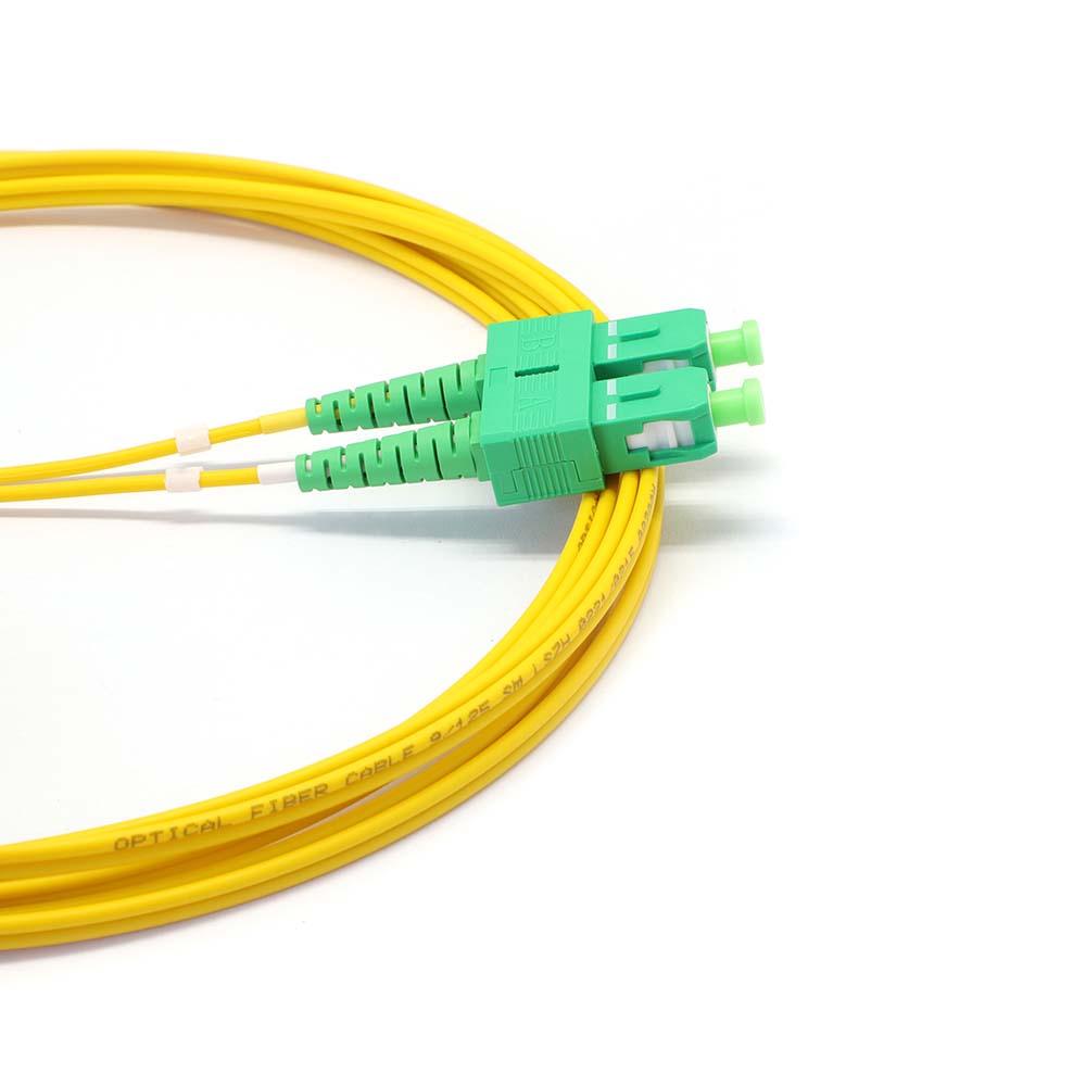 LC to SC Singlemode OS2 Duplex 9/125 OFNR Fiber Optic Patch Cable - simple