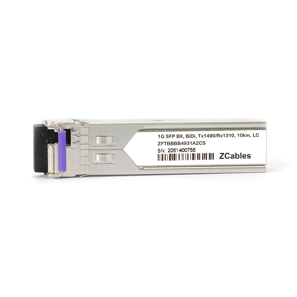 1.25GBase-BX SFP BiDi Tx1490/Rx1310 10km LC Transceiver Module