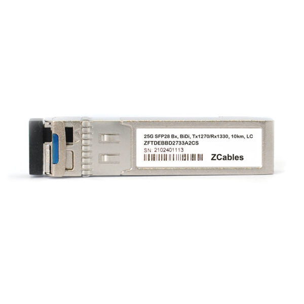 25GBase-BX SFP28 BiDi Tx1270/Rx1330 10km LC Transceiver Module - variable