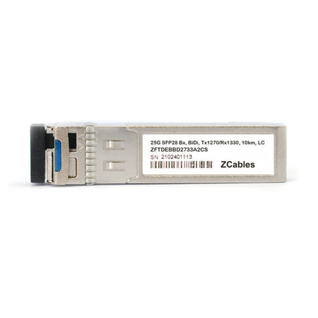 25GBase-BX SFP28 BiDi Tx1270/Rx1330 10km LC Transceiver Module - variable