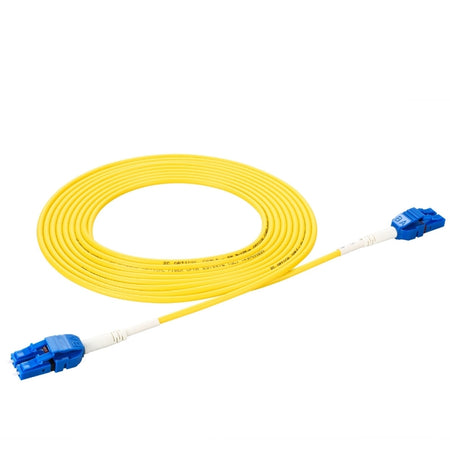 LC to LC Uniboot Singlemode OS2 Duplex 9/125 OFNR Fiber Optic Patch Cable