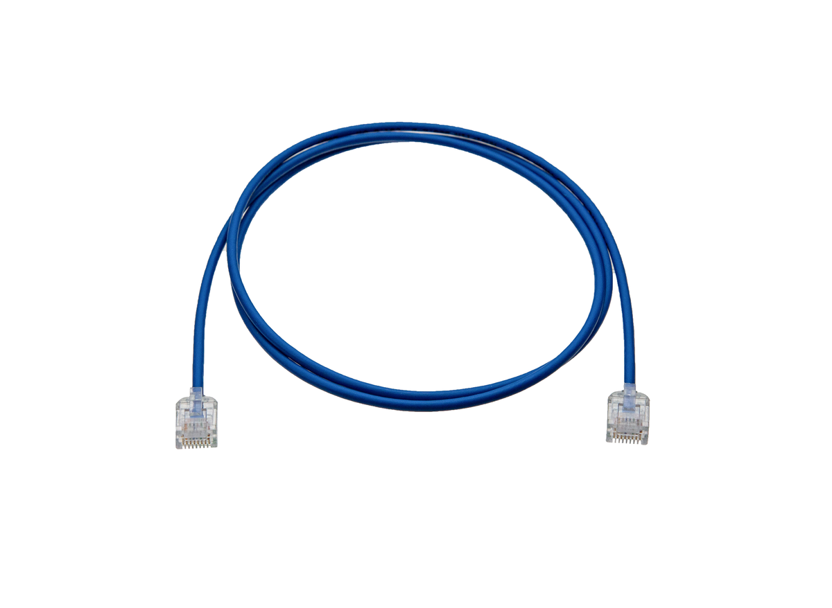 NEW CAT6 32AWG Cable For Very High Density Application- FlexMini™ UTP With Short Plug & Boot - variable