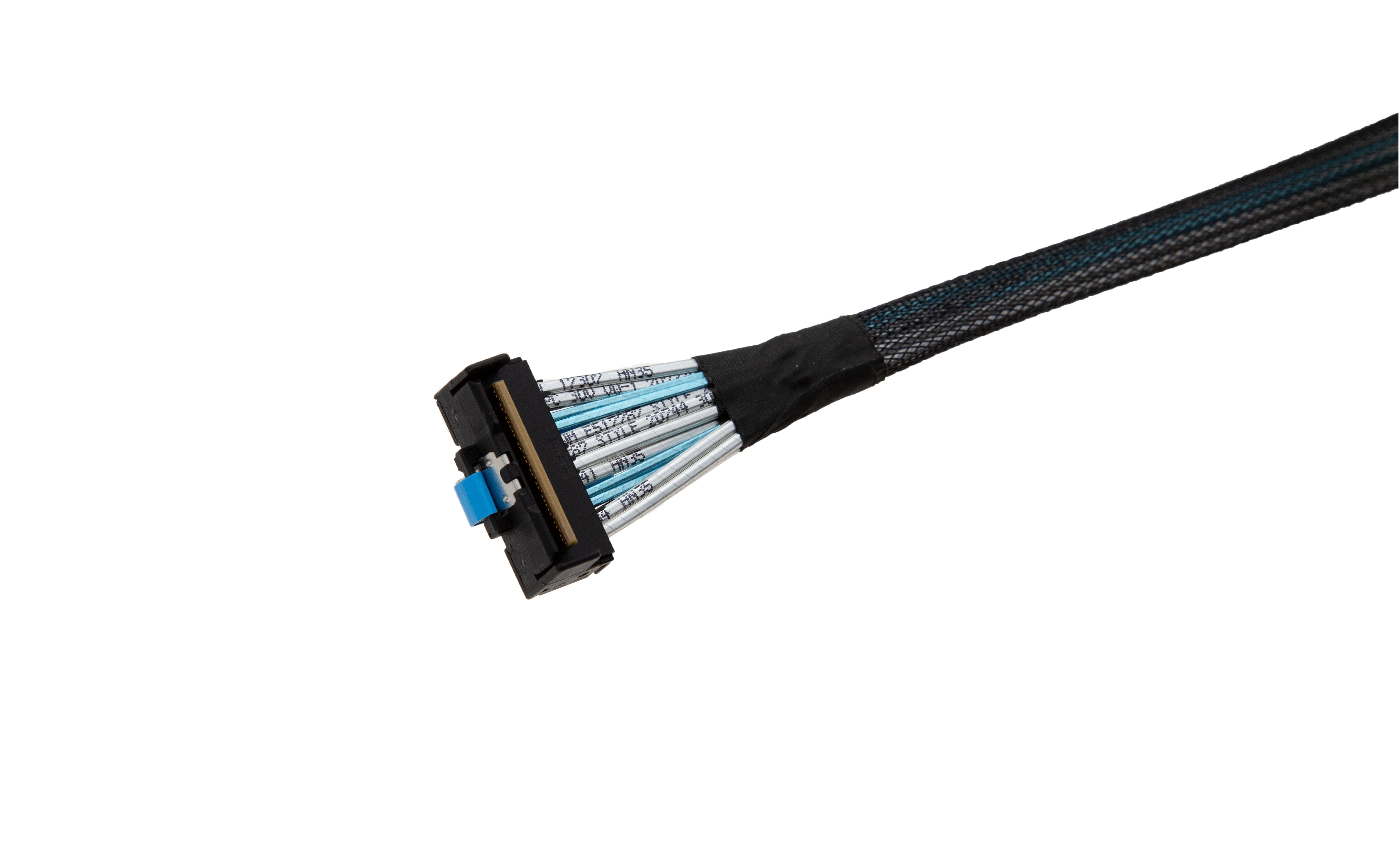 MCIO 8i 74Pin Straight to Right Angle With Active Latch - simple