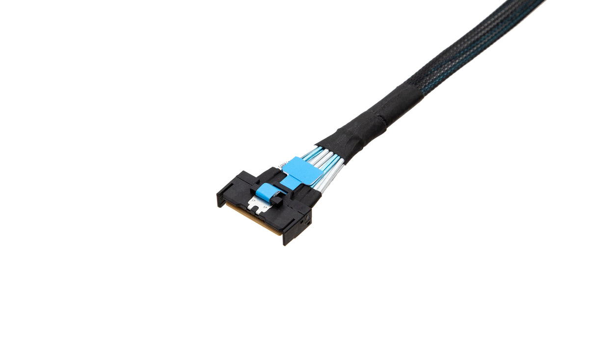 MCIO 8i 74Pin Straight to Right Angle With Active Latch - simple