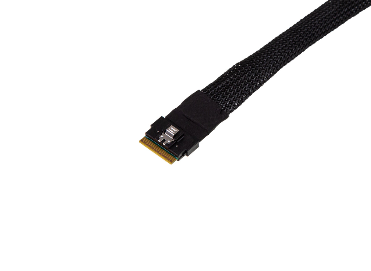 NEW SlimSAS SFF-8654 8i Straight 74Pos to 2x HD MiniSAS SFF-8643 4i - simple