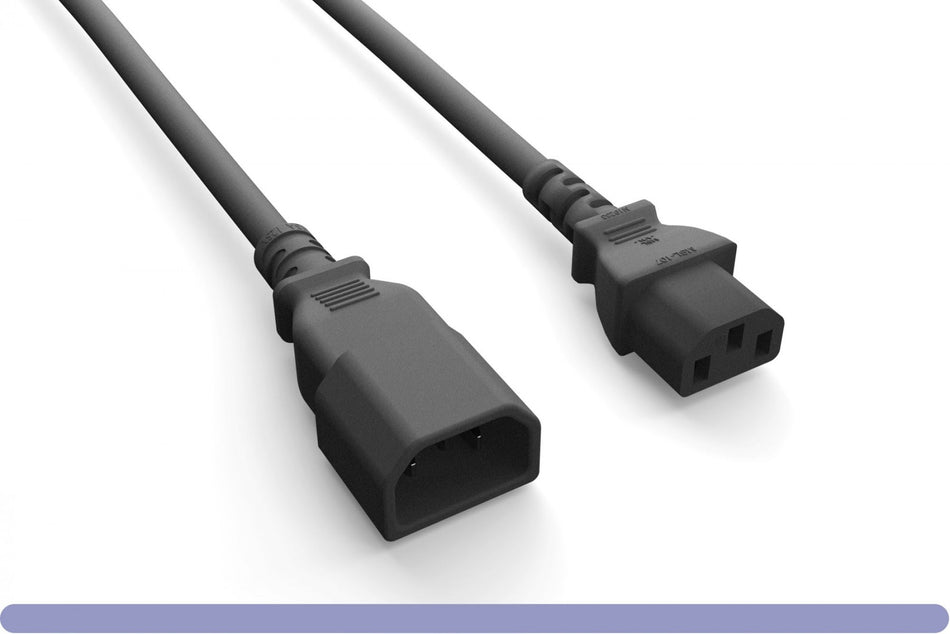 14 AWG C13/C14 Power Cord Extension