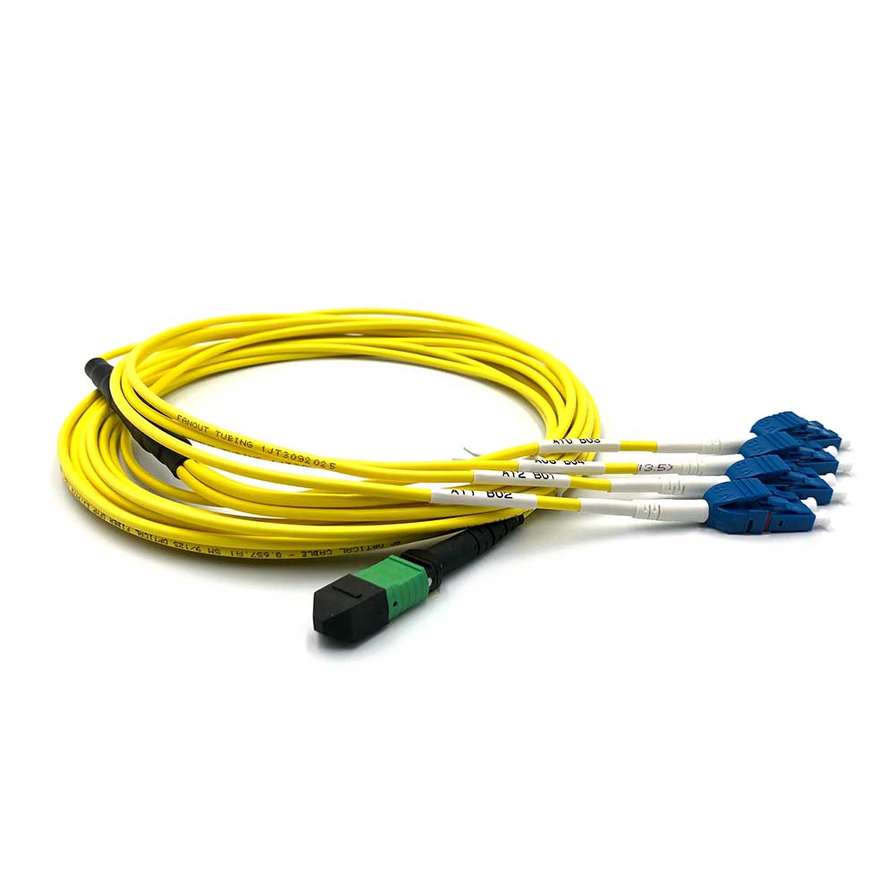 MPO Female to Uniboot LC 8 Fibers OS2 LSZH Singlemode Trunk Cable - variable