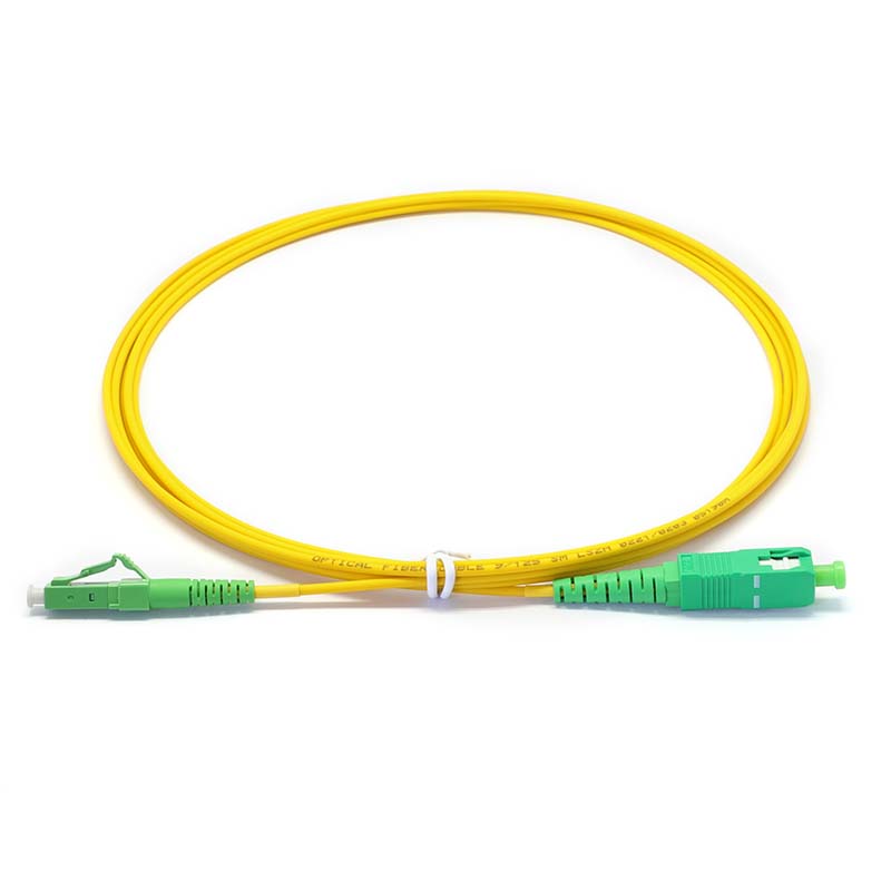 LC to SC Singlemode OS2 Simplex 9/125 LSZH Fiber Optic Patch Cable - variable