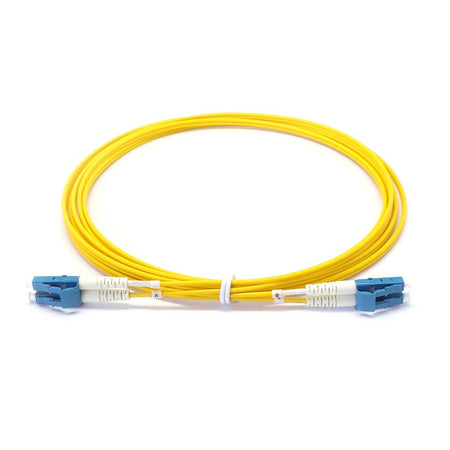 LC to LC Singlemode OS2 Duplex 9/125 LSZH Fiber Optic Patch Cable - variable