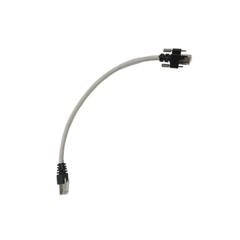 RJ45 Plug to RJ45 Plug with Dual Screw Lock Camera Cat.6 1M Cable