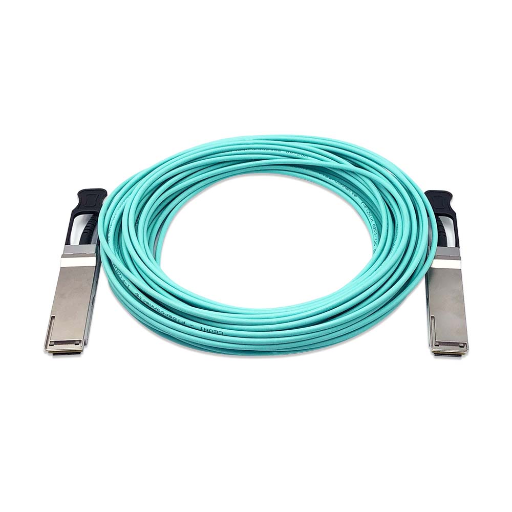 40G QSFP+ Active Optical Cable LSZH - variable