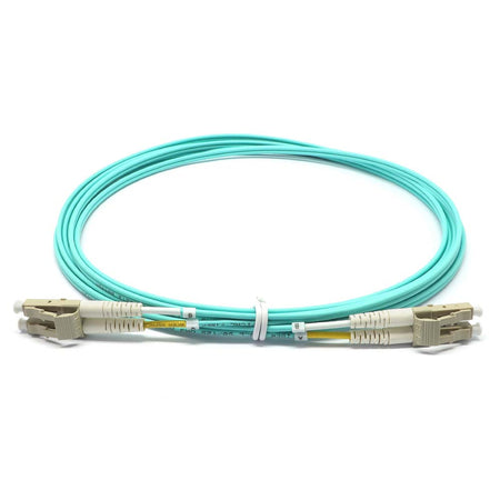 LC to LC Multimode OM3 Duplex 50/125 LSZH Fiber Optic Patch Cable - variable