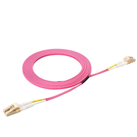 LC to LC Multimode OM4 Duplex 50/125 LSZH Fiber Optic Patch Cable - variable