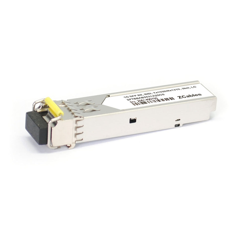 1.25GBase-BX SFP BiDi Tx1550/Rx1310 3km LC Transceiver Module