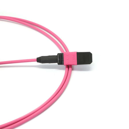 MPO to MPO Female 12 Fibers OM4 LSZH Multimode Trunk Cable - variable