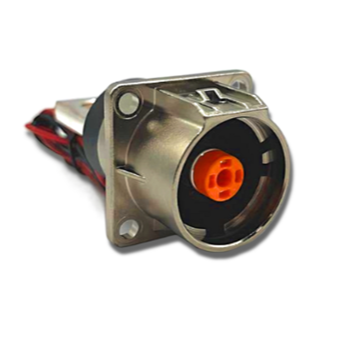 TL200, X-Code, 1 POS, Receptacle, Male Contact, M10 Busbar, IP67 (Mating), HVIL Connector