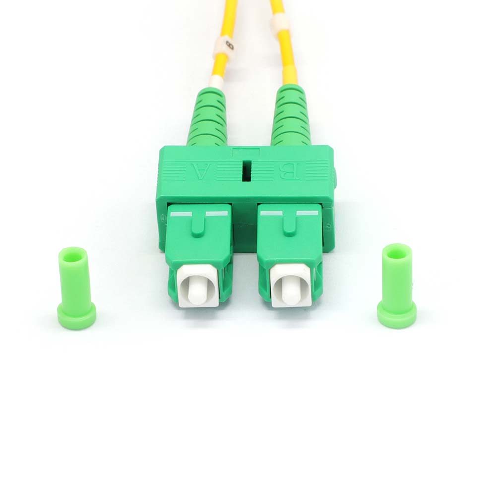LC to SC Singlemode OS2 Duplex 9/125 LSZH Fiber Optic Patch Cable - variable